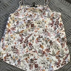 Floral tank blouse